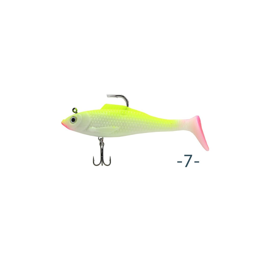 Captain 3568 Cracker Soft 12cm Levrek Turna Silikonu 3lü Set Suni Balık