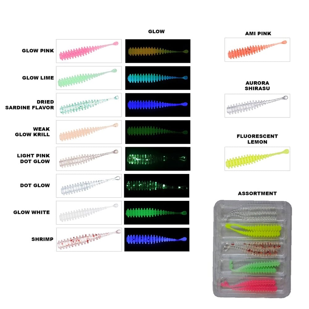 DAIWA AJI HUNTER WORM RING 2, (10 AD)