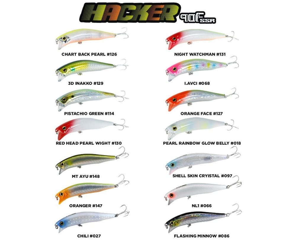 Fujin Hacker 90mm 12.6gr SSR Floating Maket Balık