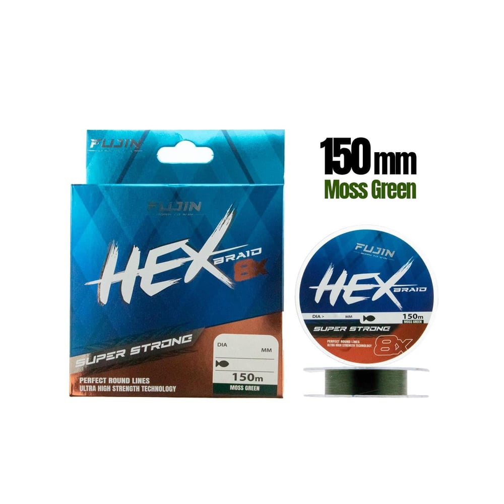 Fujin Hex 8X 150Mt. Moss Green Pe Line İp Misina