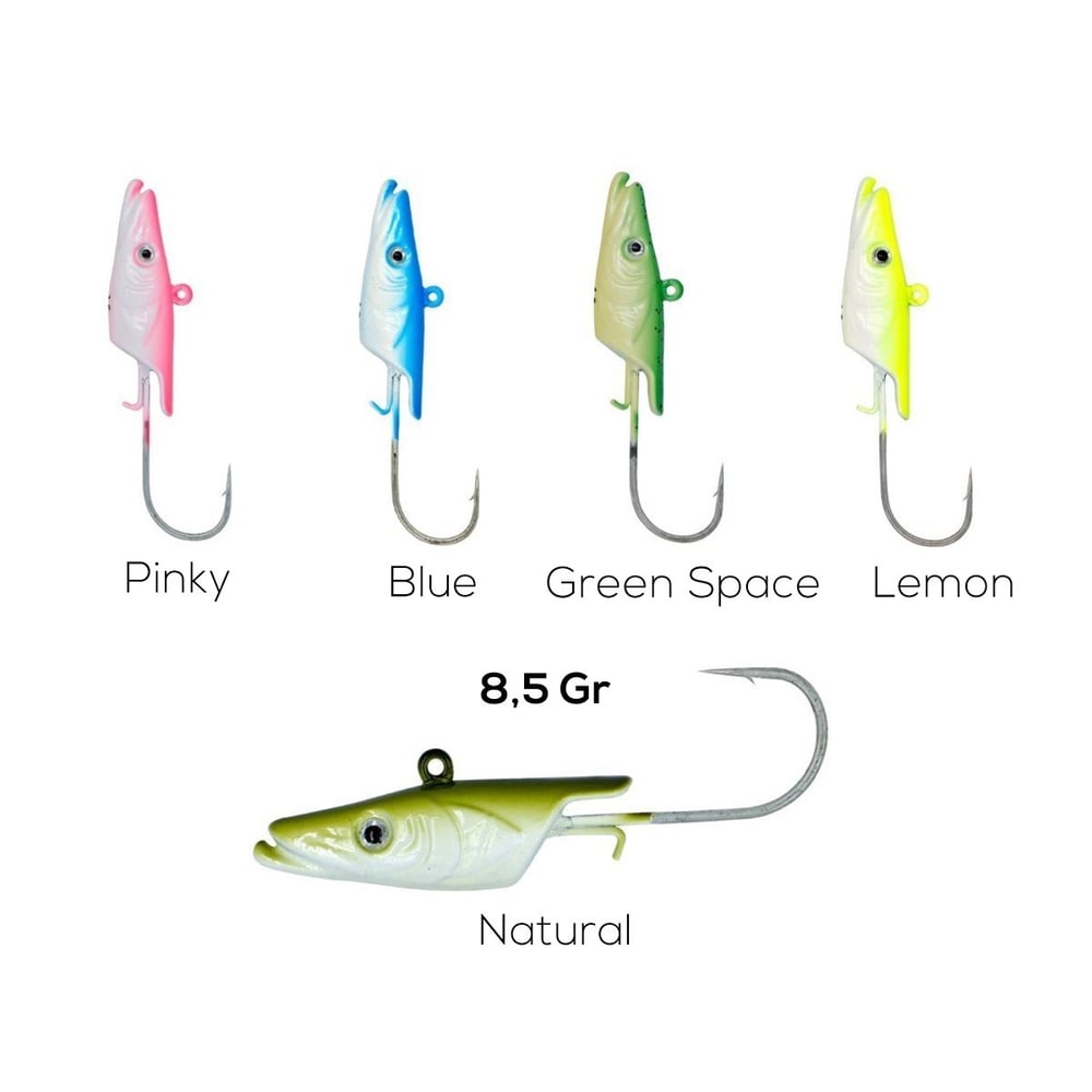 Fujin Salt Eel 8,5 Gr Jighead Blue