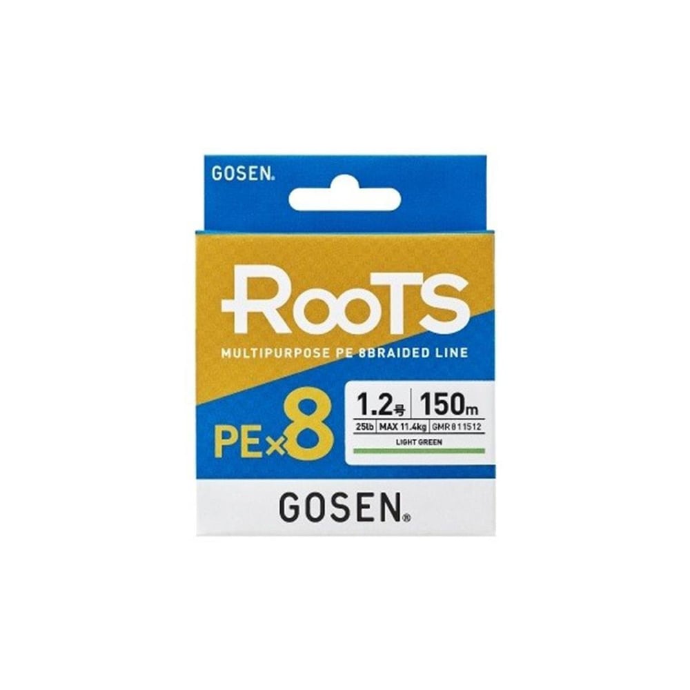 Gosen X8 Roots PE 8 Örgü Spin İp Misina 150mt A.Yeşil