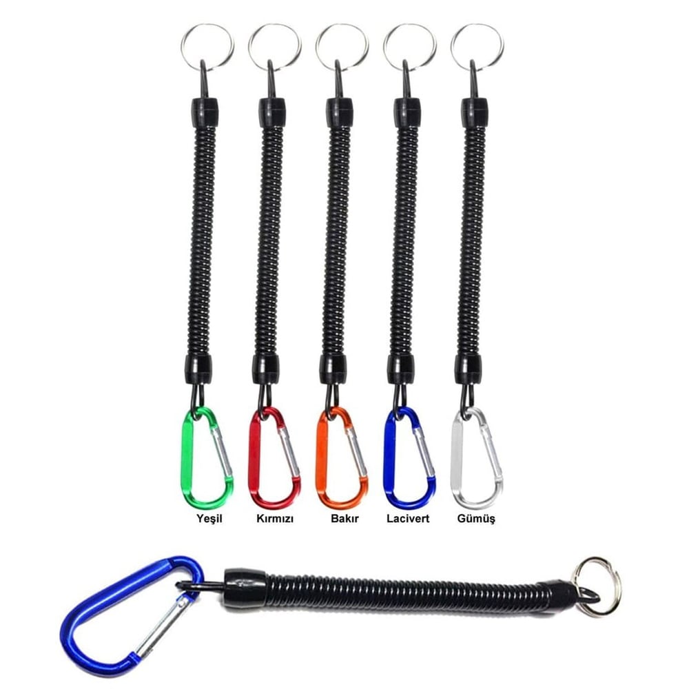 Karabinalı Balıkçı Aksesuar Ekipman Kordonu