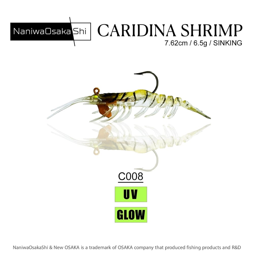 NANIWAOSAKASHI CARIDINA SHRIMP 7.62CM 6.5G KARİDES YEM