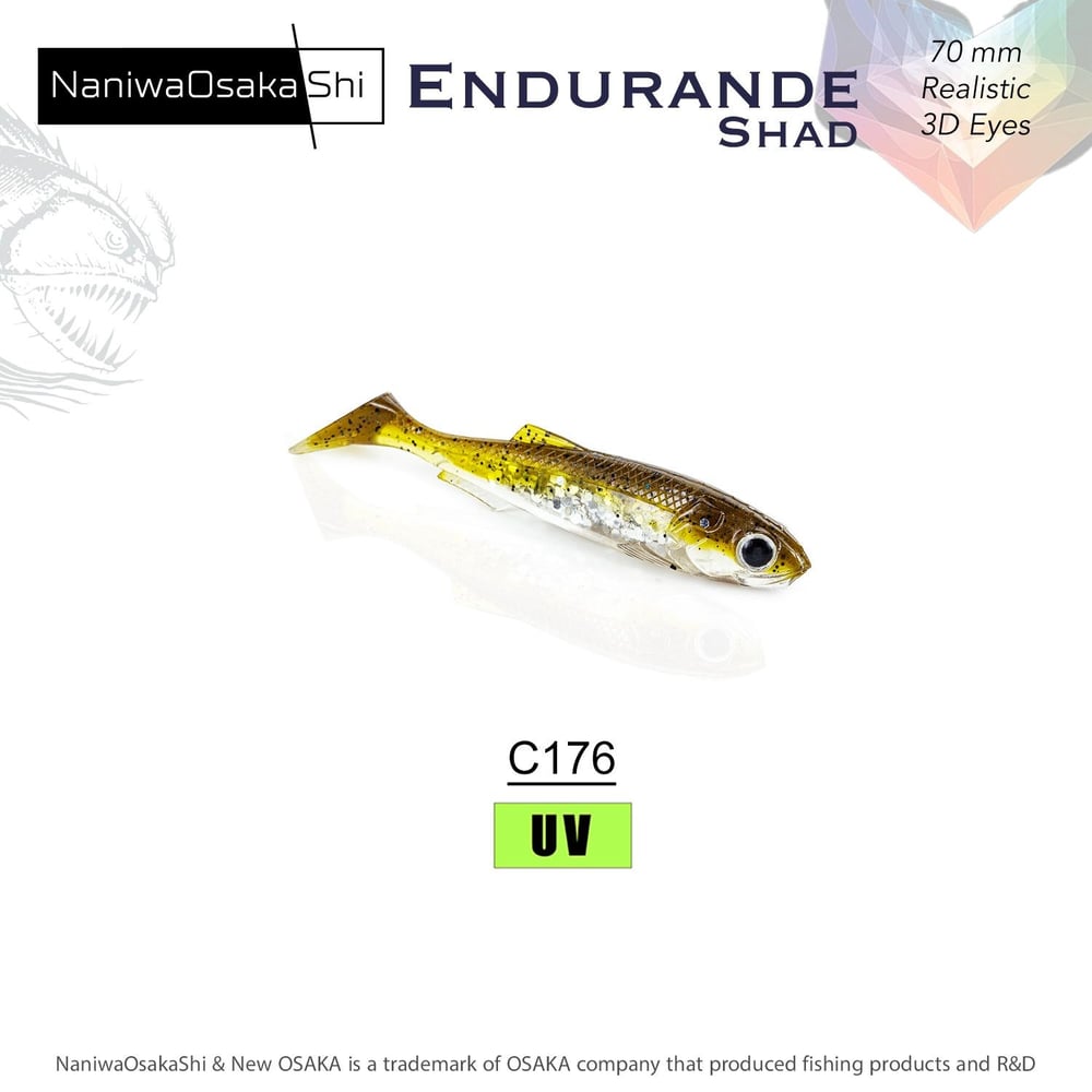 NANIWAOSAKASHI ENDURANDE SHAD 70MM SİLİKON YEM