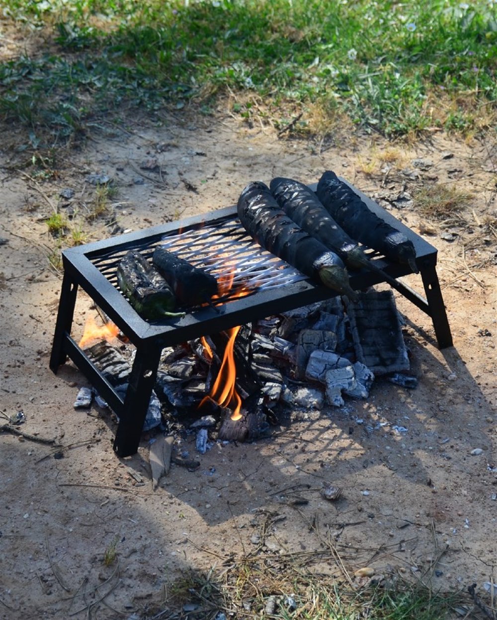 NURGAZ ATEŞ ÜSTÜ ORTA BOY IZGARA--ÇANTA HEDİYELİ