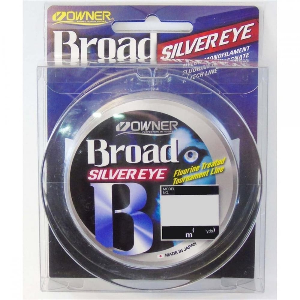 Owner Broad Silver Eye 150mt Monofilament Spin Lrf Misina