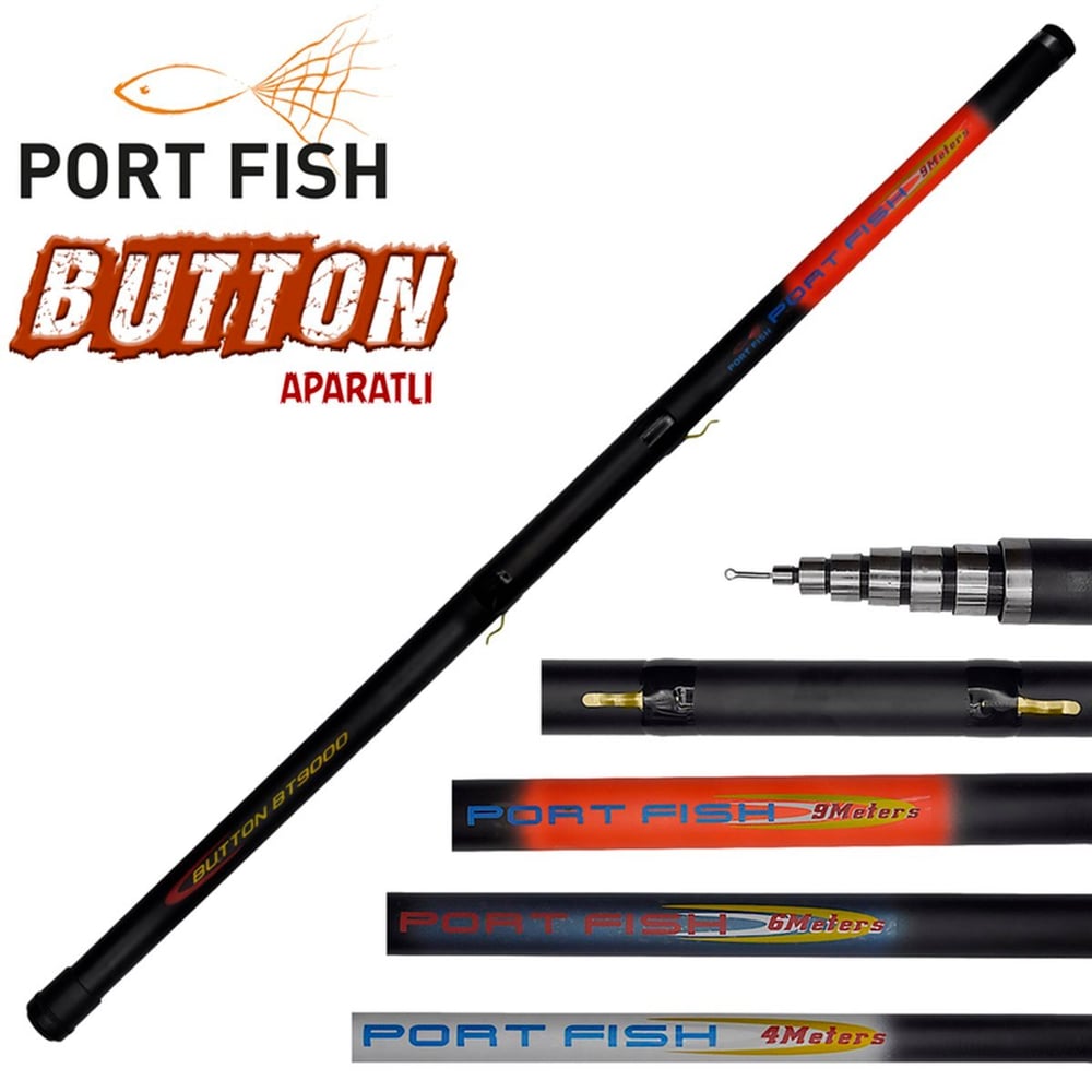 Portfish Button Aparatlı Göl Kamışı 500 cm