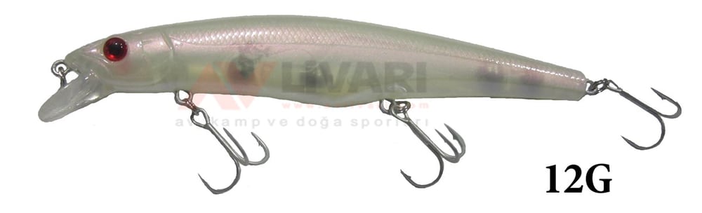 River Lets Go 125F 12.5cm 21g Lrf Spin Sahte Maket Balık