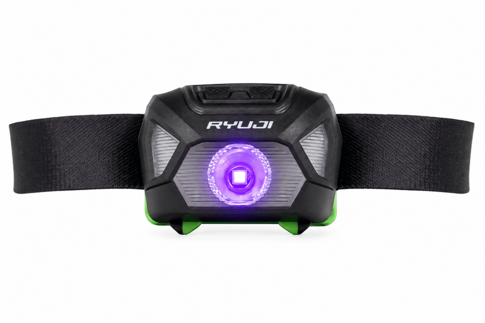 RYUJI 100 LUMEN BEYAZ+ UV KAFA FENERİ