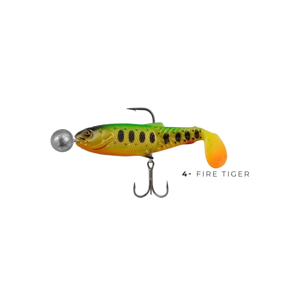 Ryujı Crafter Shad 8.5 Cm Silikon 3 Gr Jigheadli Üçlü Kancalı