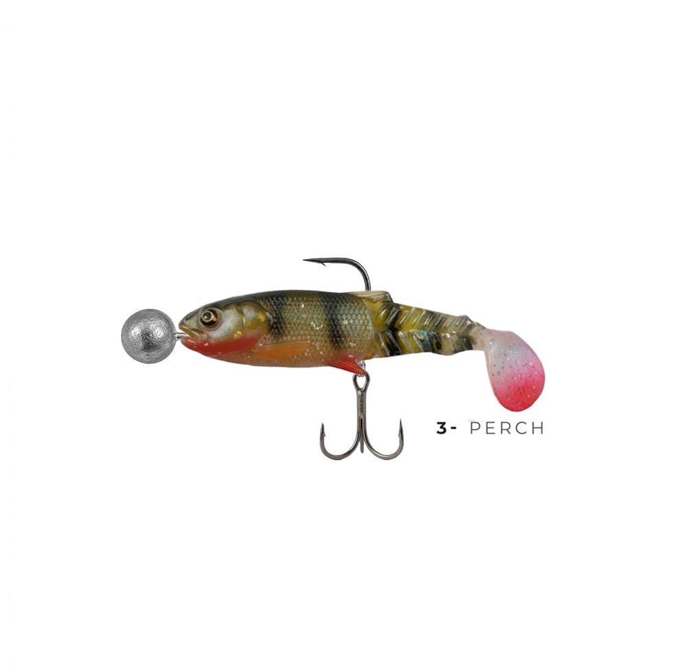 Ryujı Crafter Shad 8.5 Cm Silikon 3 Gr Jigheadli Üçlü Kancalı