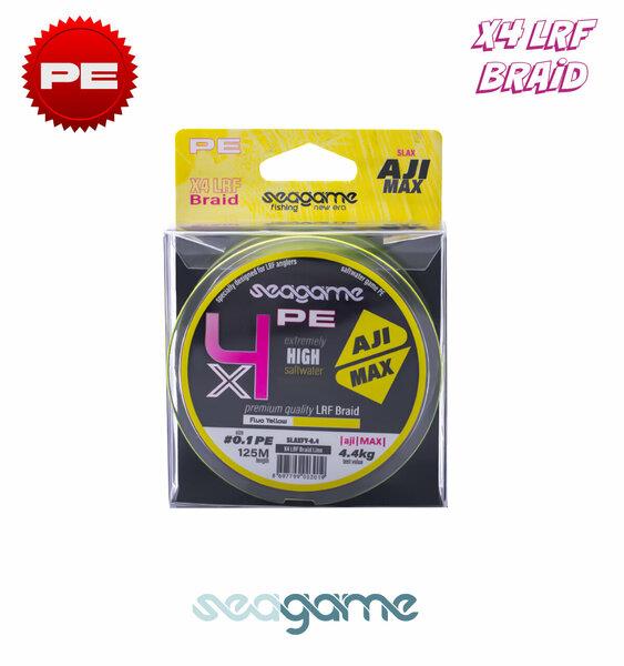 SEAGAME AJI MAX X4 PE 125M #0.1 FLUO YELLOW