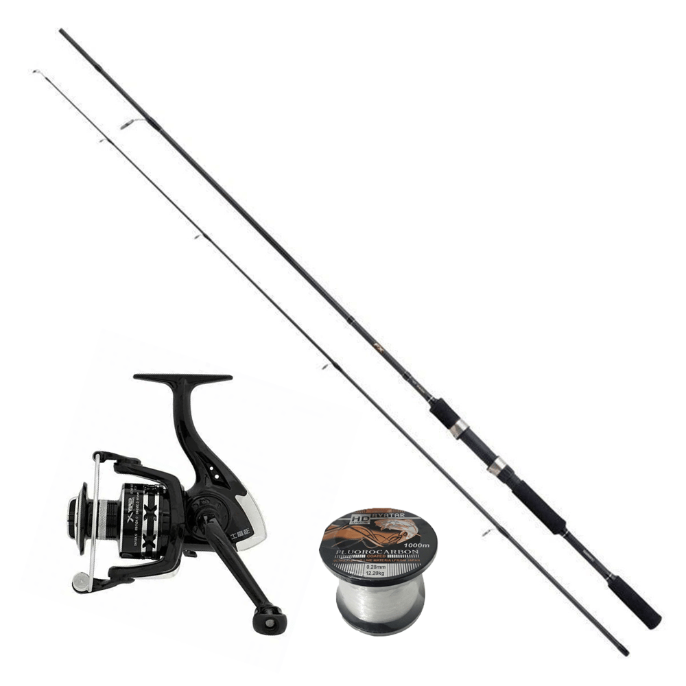 Shimano 270 Cm 14-40 Gr Olta Kamışı - Avlivari Yourfish SuperX Metal Kafa 14BB 4000 Olta Makinası Seti