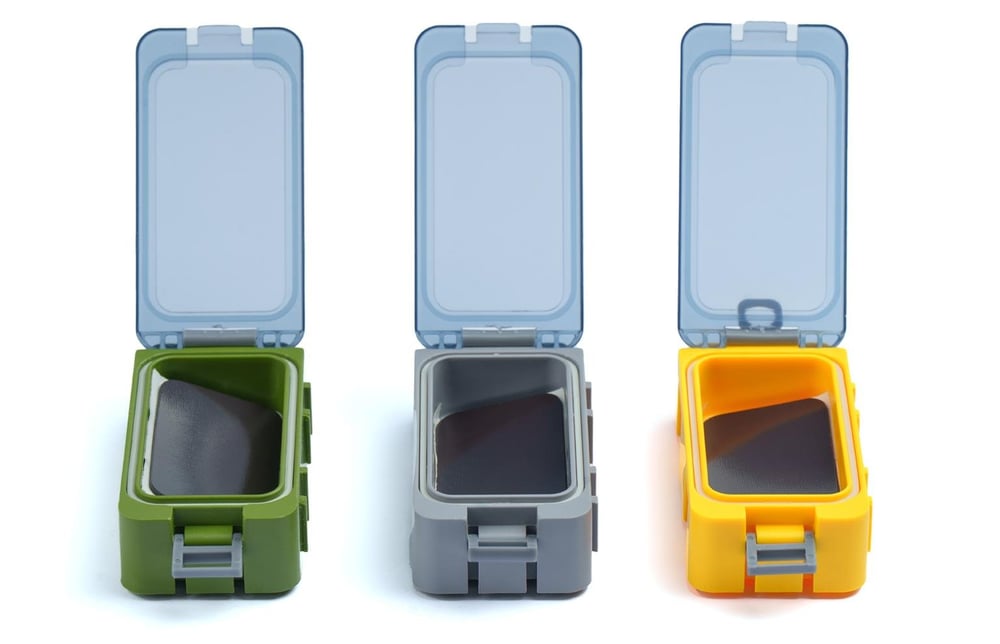 Shufa Mıknatıslı İğne & Klips Kutusu Gri