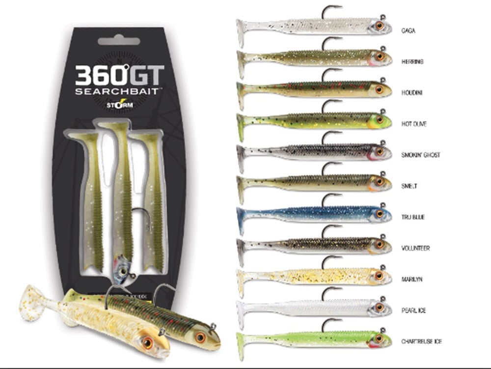 Storm Searchbait 360GT 9cm ( 3 ADET ) Lrf-Spin Silikon Yem