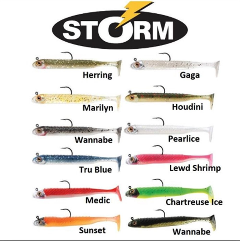 Storm Searchbait 360GT 9cm ( 3 ADET ) Lrf-Spin Silikon Yem