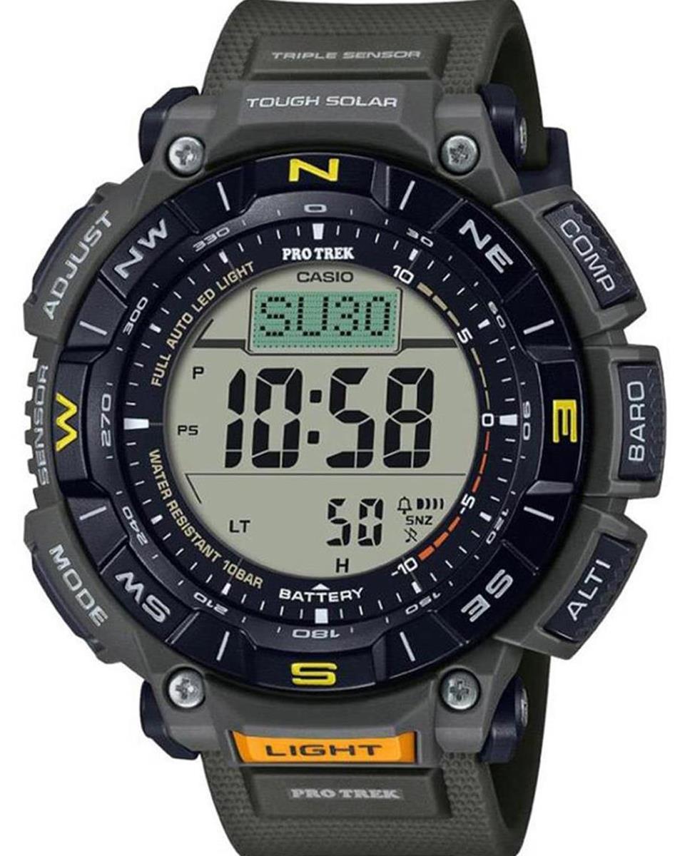 Casio Pro Trek PRG-340-3DR Güneş Enerjili Erkek Kol Saati Casio Pro Trek PRG-340-3DR Güneş Enerjili Erkek Kol Saati - Lenti 