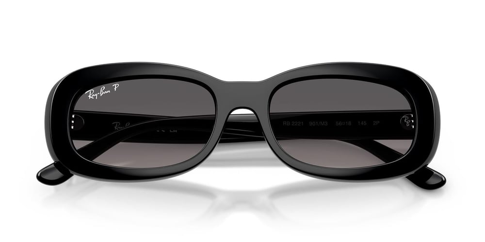 Ray-Ban RB2221 901/M3 53 Polarize Unisex Güneş Gözlüğü