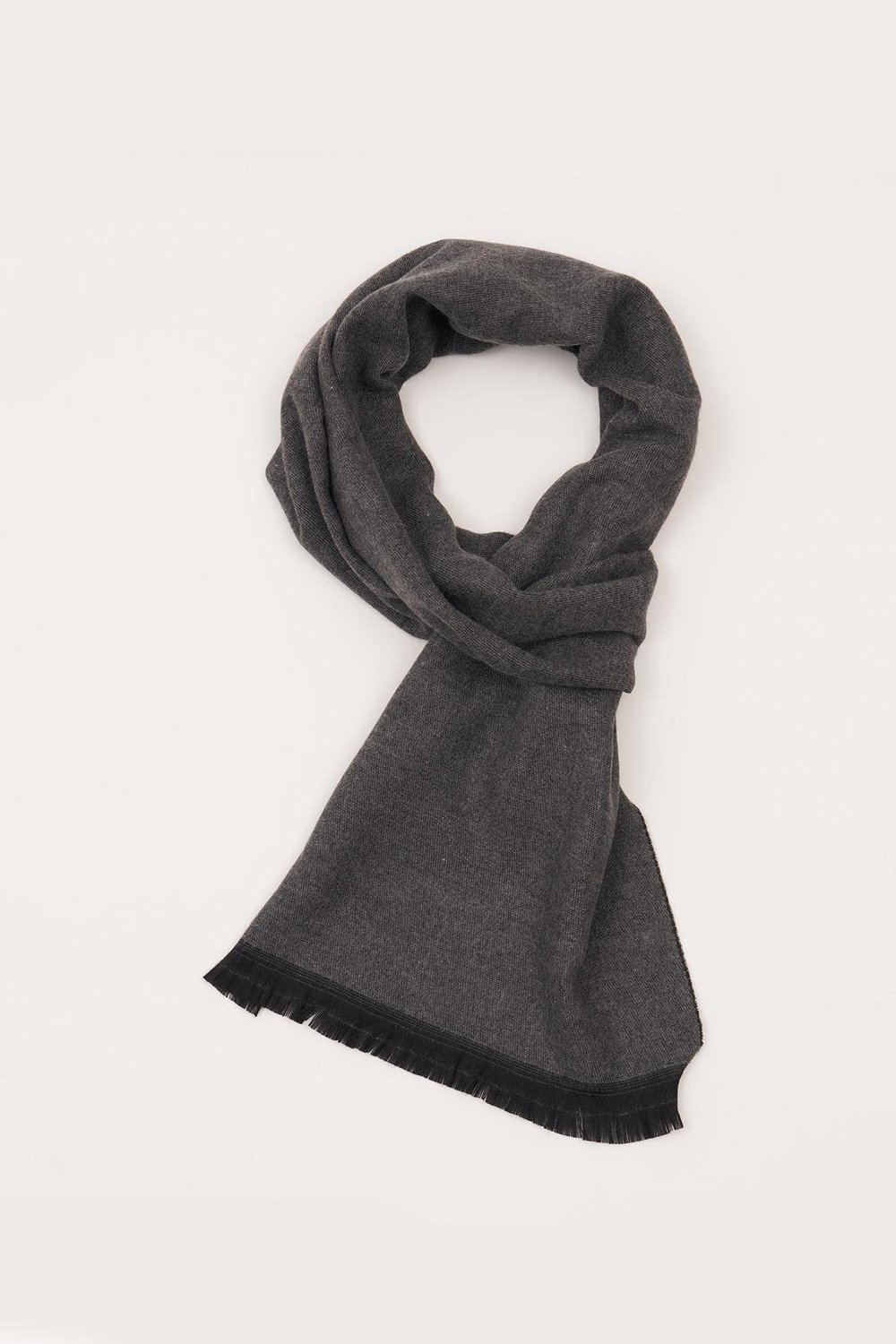 Çift Taraflı Siyah Atkı  For You Accessories Çift Taraflı Siyah Atkı