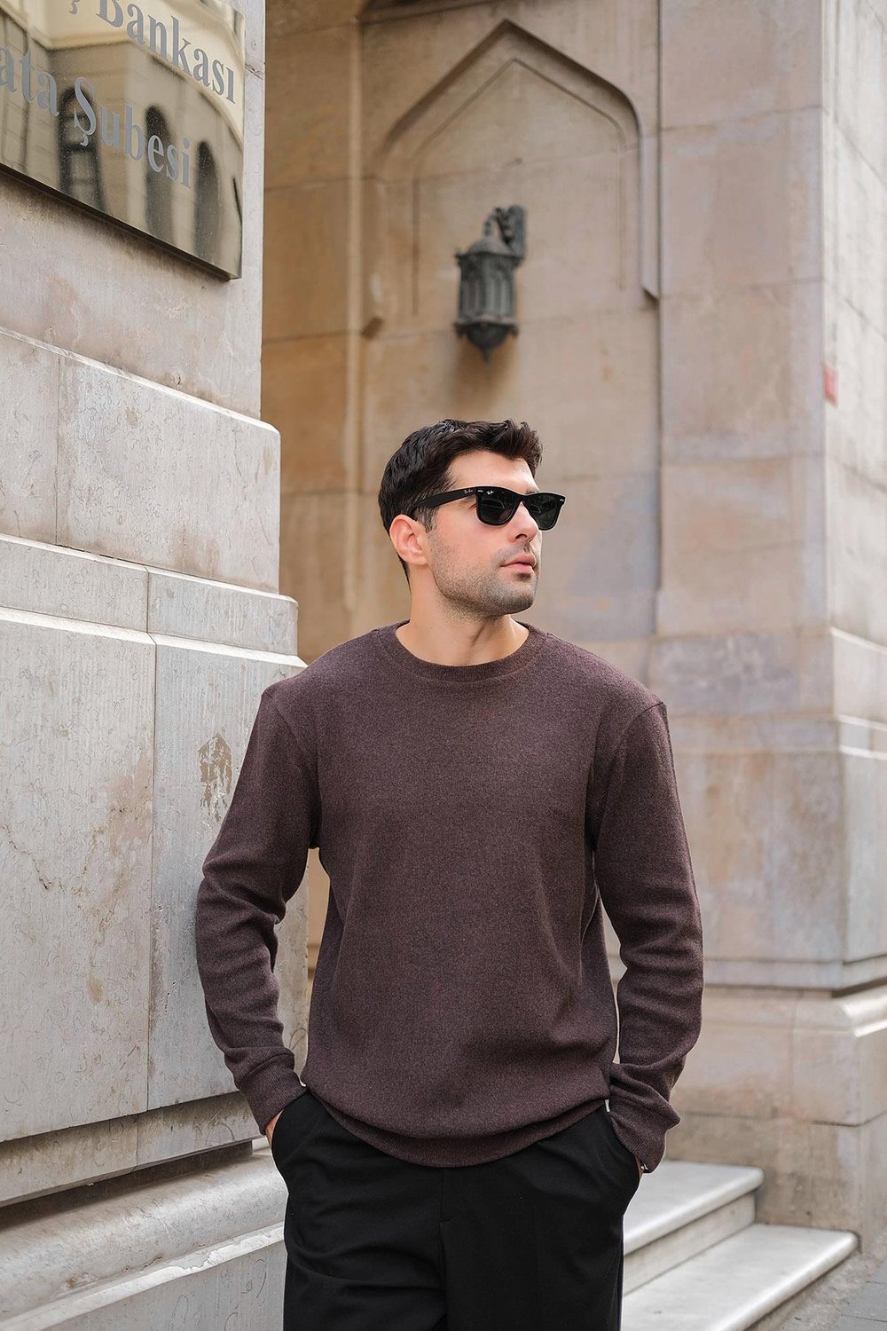 Ottoman Antrasit Kahverengi Sweatshirt For You Casual Ottoman Kahverengi Sweatshirt