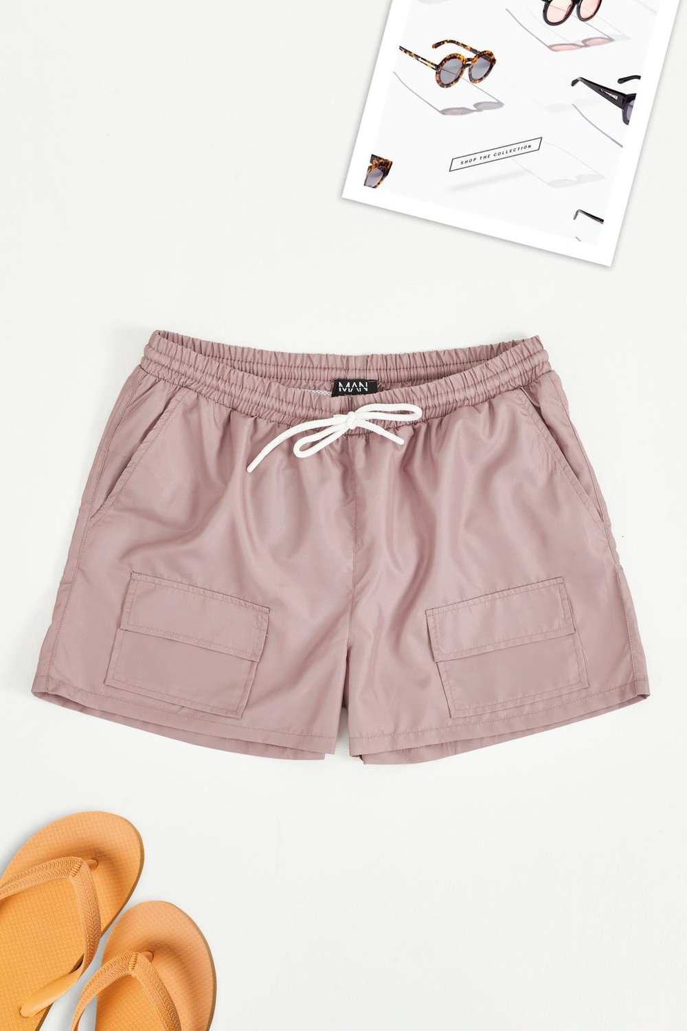 For You Man Cep Detaylı Vizon Erkek Deniz Şortu For You Man Cep Detaylı Erkek Deniz Şortu Taş