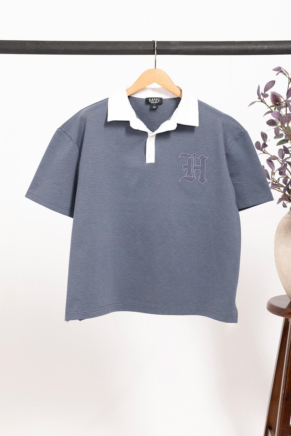 For You Man Oversize Polo Yaka Sprey Wash T-Shirt – Mavi | Boxy Fit Erkek Tişört For You Man Oversize Polo Yaka Sprey Wash T-Shirt – Mavi | Boxy Fit Erkek Tişört