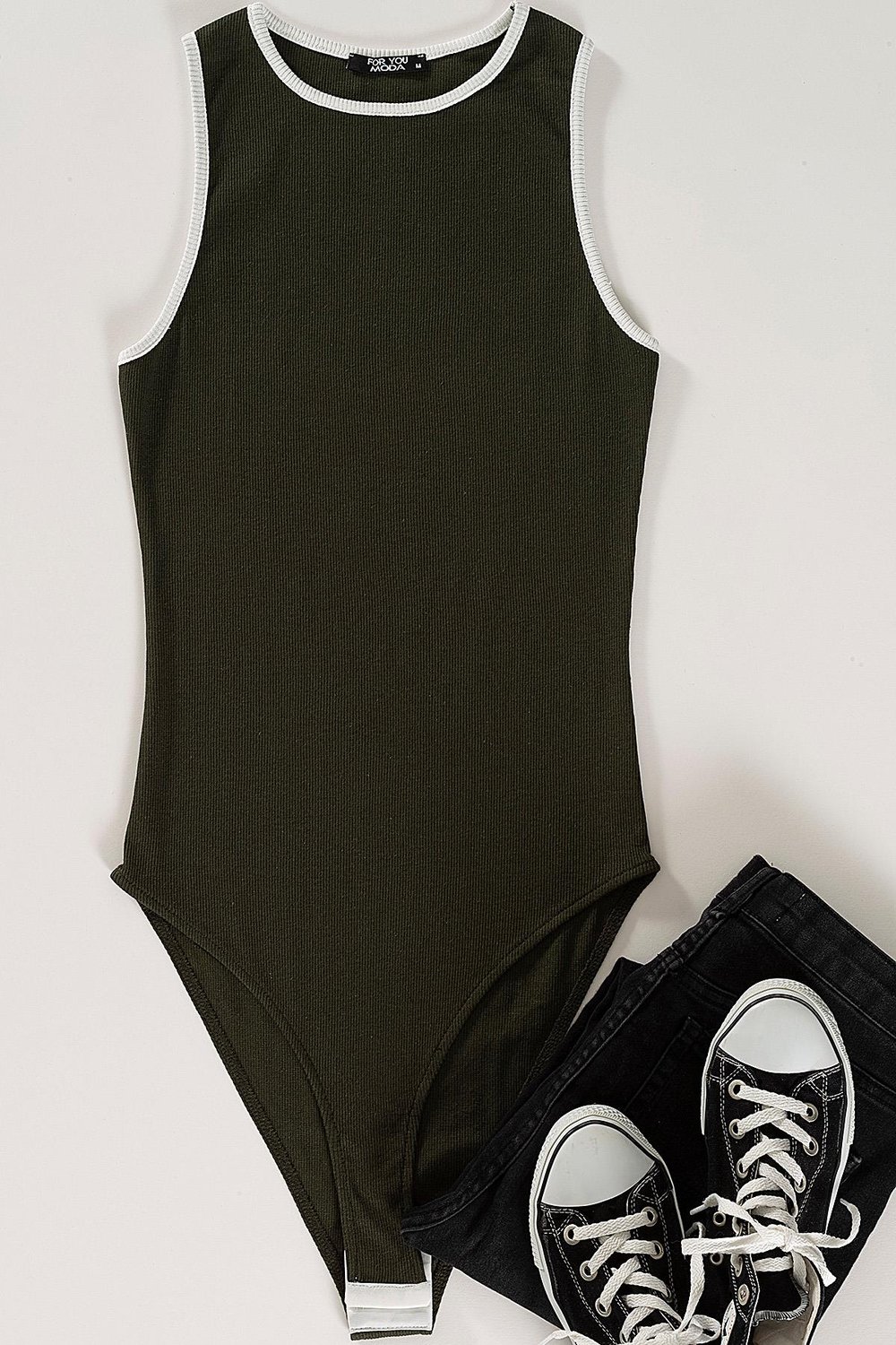 Ribana Garnili Yeşil Zıbın For You Woman Ribana Garnili Yeşil Zıbın