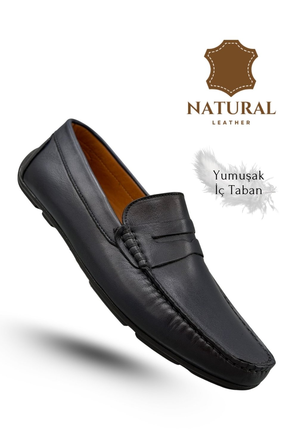 SERMODA , Günlük Ayakkabı , Sermoda Erkek Loafer - Hakiki Deri Rok Loafer Erkek Ayakkabı Lacivert