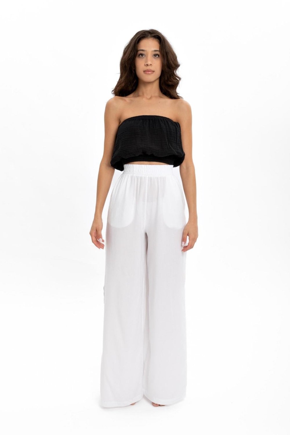 Husufi Slitside Pants HSFSS01_White