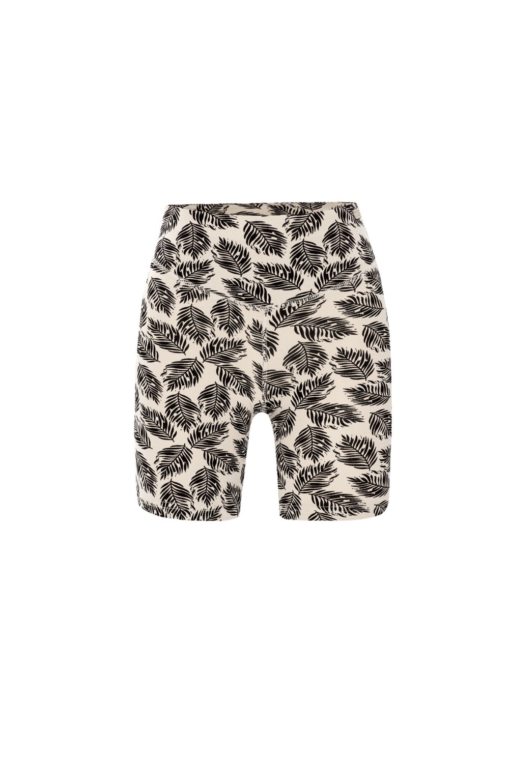 Nui Yoga Pihu - Bej Organik Pamuklu Yüksek Bel Mini Tayt