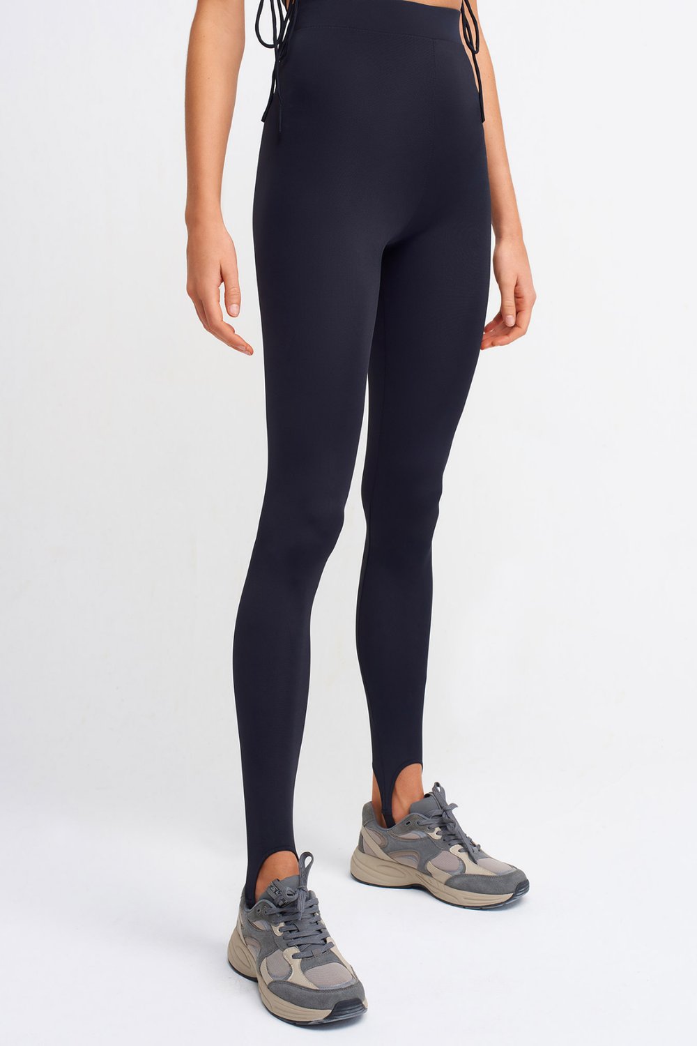 Siyah Füzo Günlük Tayt