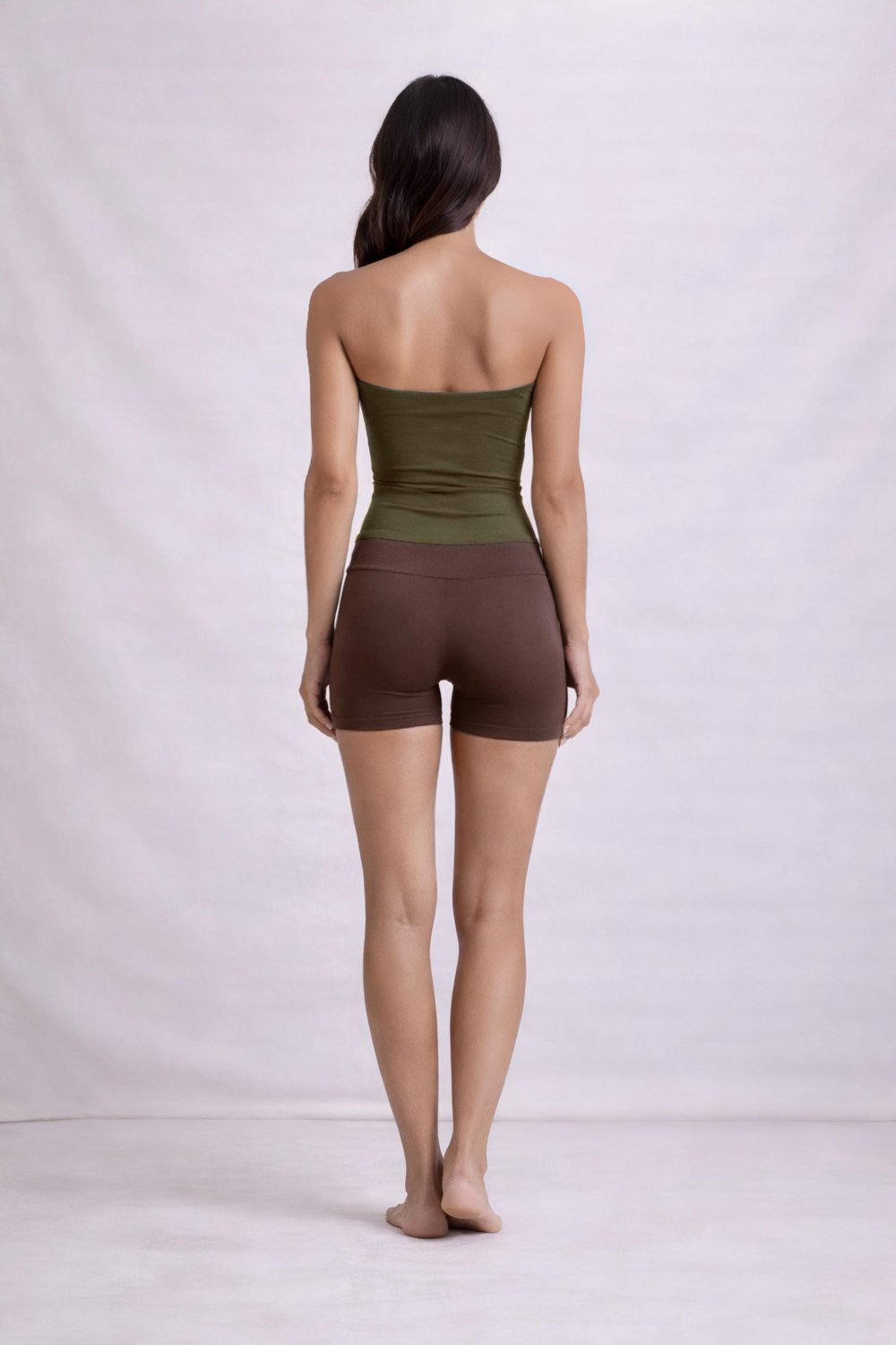 Kahverengi Moon Yoga Şort