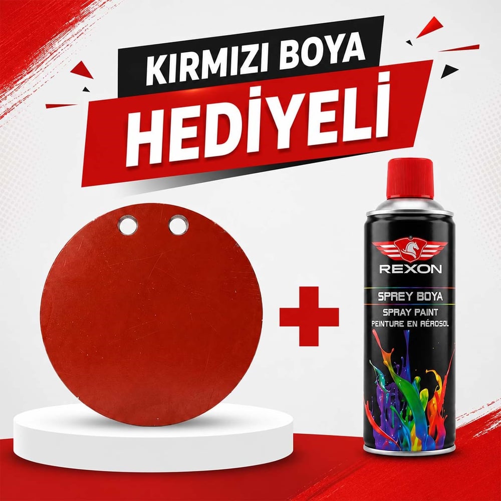 20cm Yuvarlak Hardox Çelik Hedef