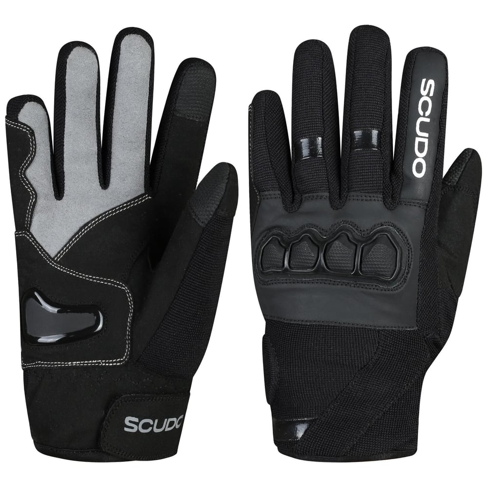 Scudo Parma Lady WP1 Waterproof Kışlık Kadın Motosiklet Eldiveni Siyah - CE EN 13594:2015 Sertifikalı