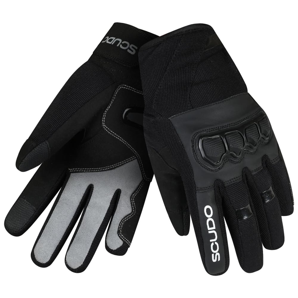 Scudo Parma Lady WP1 Waterproof Kışlık Kadın Motosiklet Eldiveni Siyah - CE EN 13594:2015 Sertifikalı