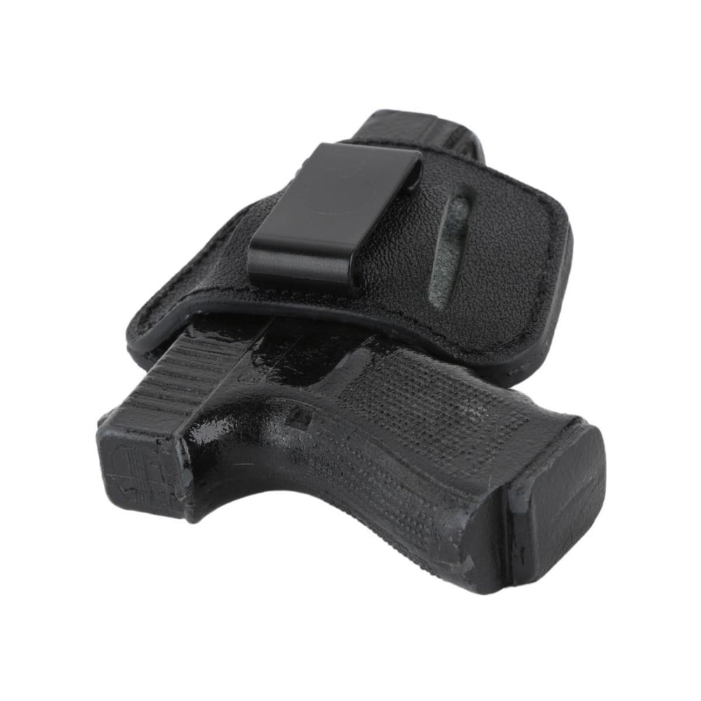 Airsoft Silah Kılıfı Universal Tüm Tabancalar İçin İç Ve Dış Taşıma Sağ-Sol Deri Maşalı Siyah