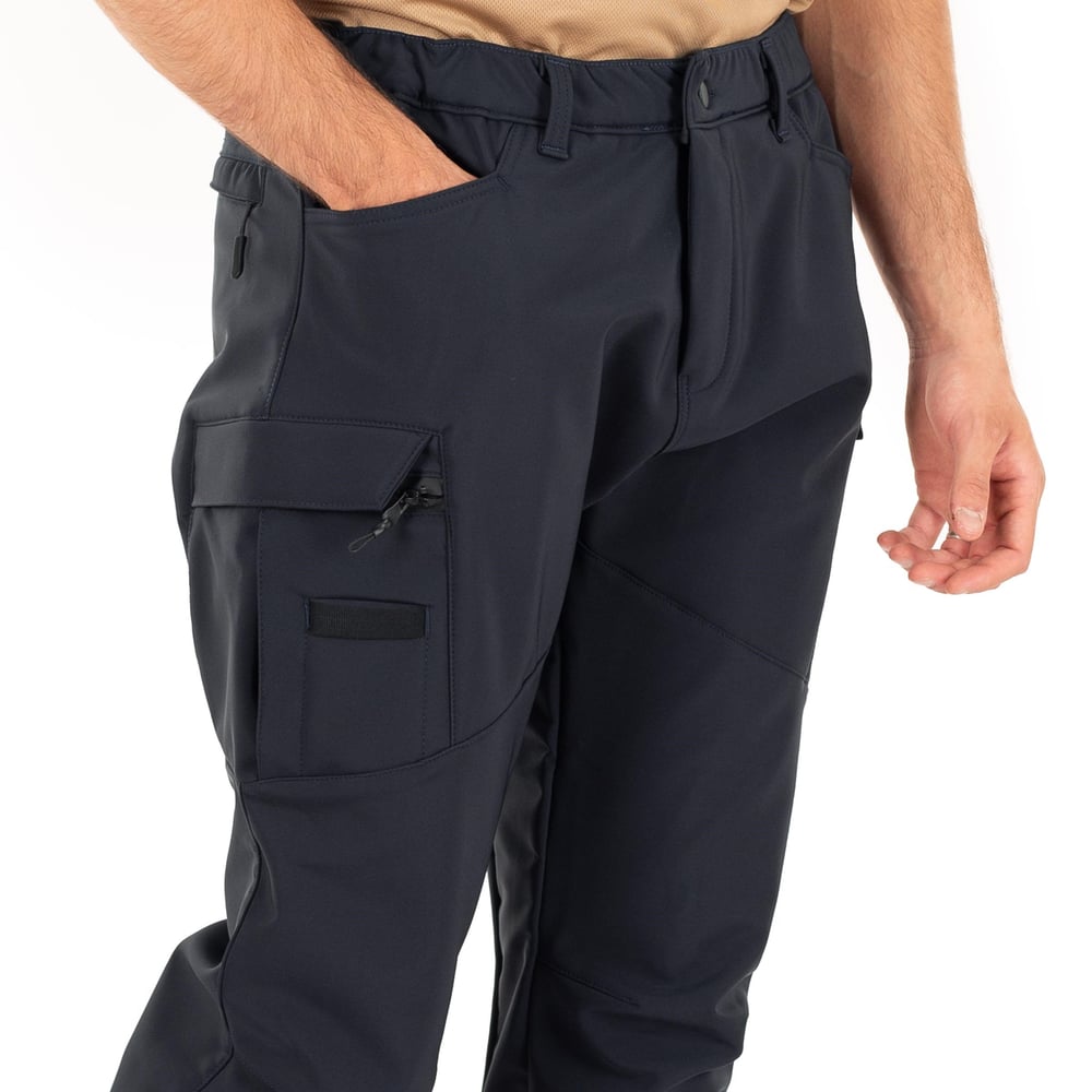 Alpha Softshell Taktik Pantolon İçi Polarlı Çok Cepli Lacivert