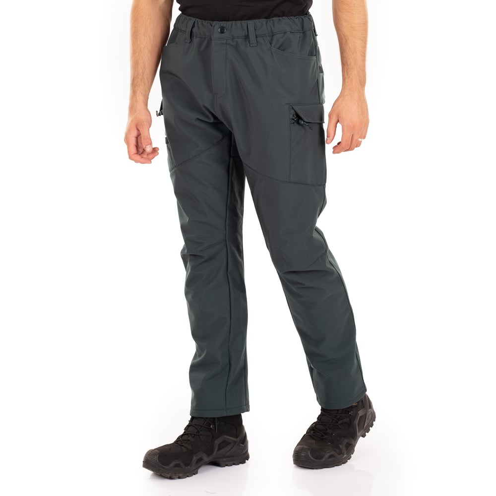 Alpha Softshell Taktik Pantolon İçi Polarlı Çok Cepli Antrasit