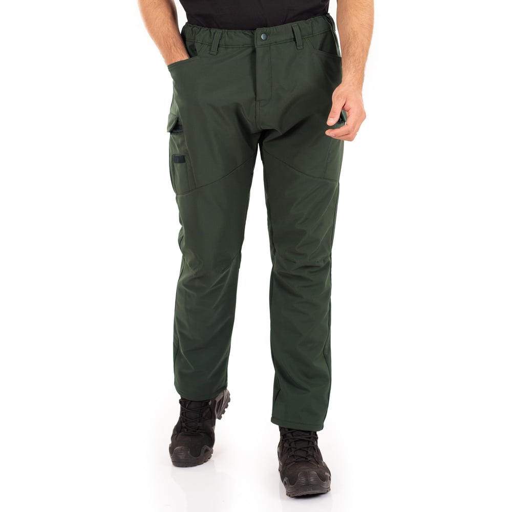 Alpha Softshell Taktik Pantolon İçi Polarlı Çok Cepli Haki