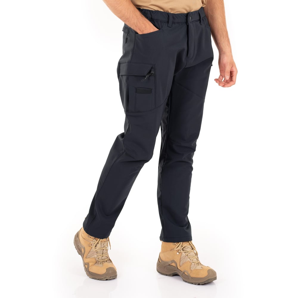 Alpha Softshell Taktik Pantolon İçi Polarlı Çok Cepli Lacivert
