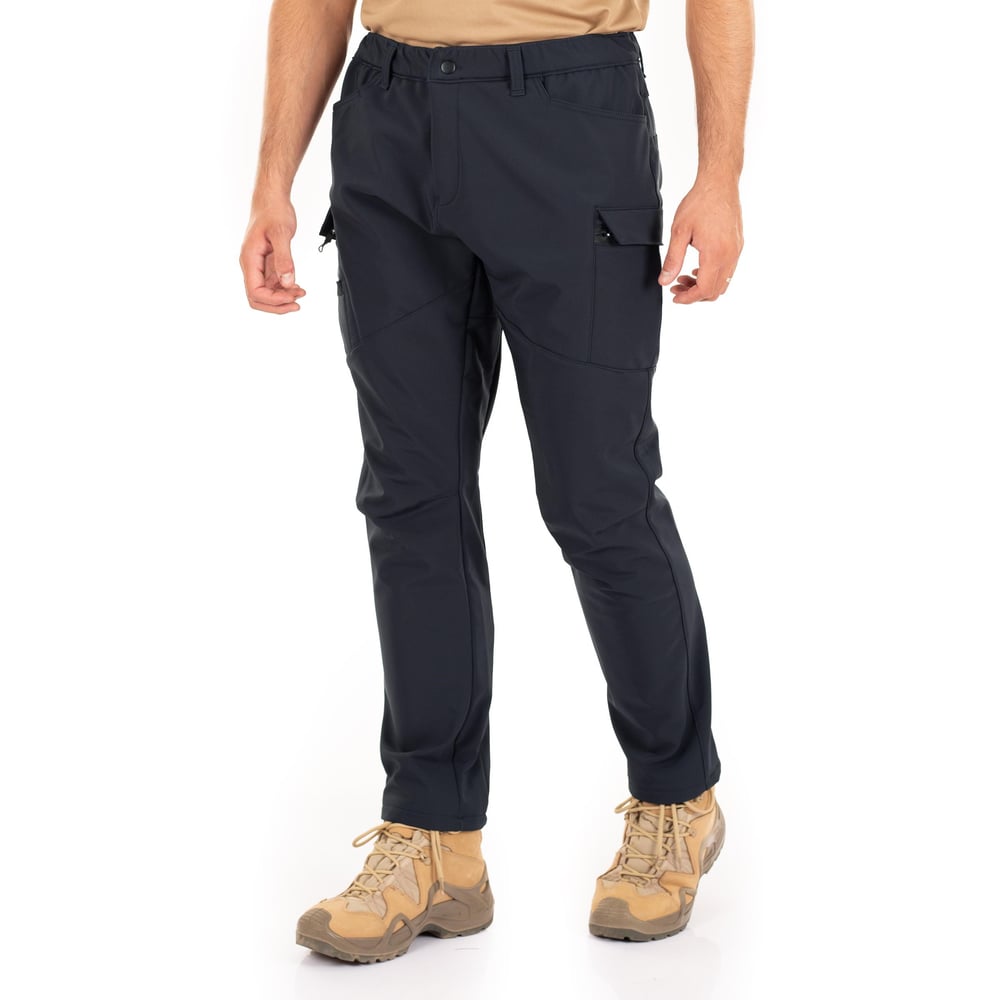 Alpha Softshell Taktik Pantolon İçi Polarlı Çok Cepli Lacivert