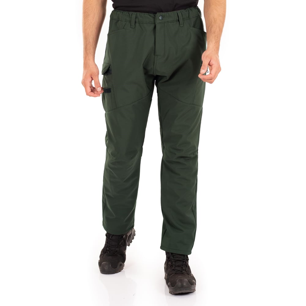 Alpha Softshell Taktik Pantolon İçi Polarlı Çok Cepli Haki