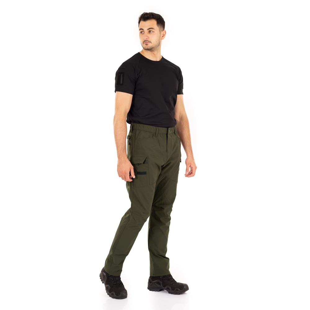 Comfort Alpha Taktik Pantolon Likralı Esnek Çok Cepli Haki