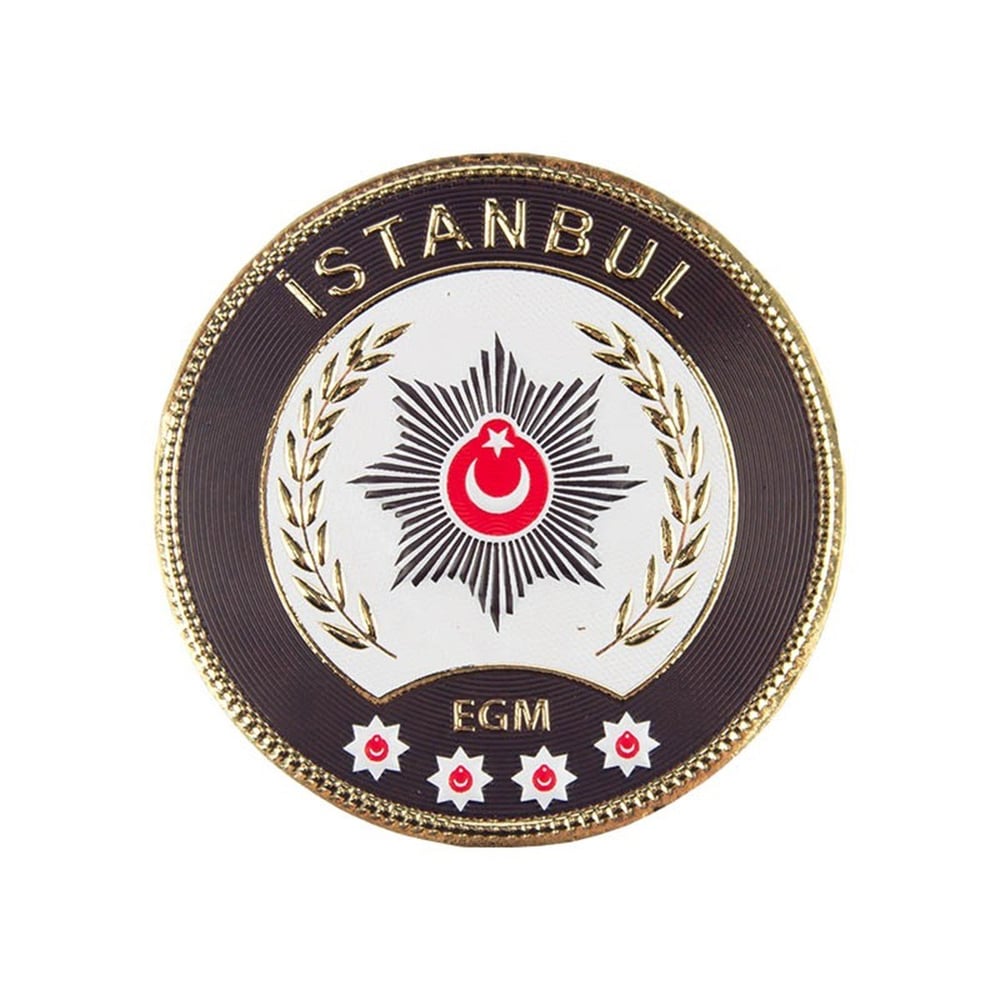 Bekçi İstanbul Kol Arması 3 Boyutlu