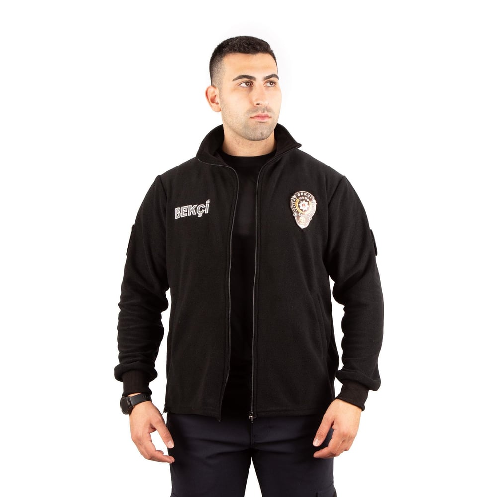 Bekçi Polar Mont Siyah