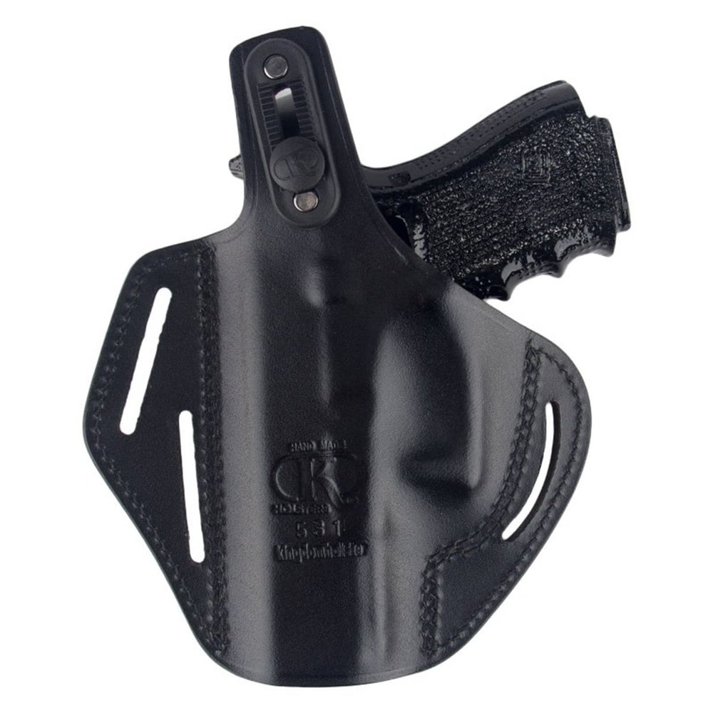 Beretta F92 Deri Tabanca Kılıfı Tam Kelebek Siyah