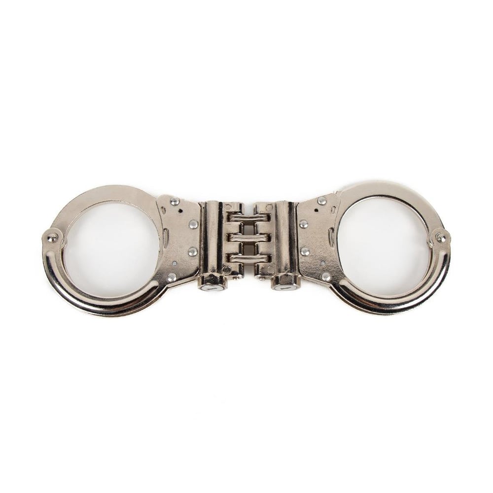 Çift Kilitli Menteşeli Orijinal Polis Kelepçesi