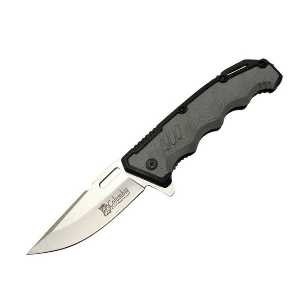 Columbia Kamp Çakısı Gri Kauçuk Kabza 22cm