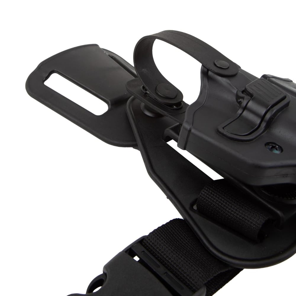 To Gun Holster CZ 75B Alçak Taşıma Tabanca Kılıfı Seviye 2 Önü Şarjörlüklü Siyah